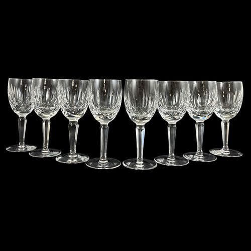 Set of 8 Waterford Cut Crystal Kildare Wine Glasses (1 of 5)