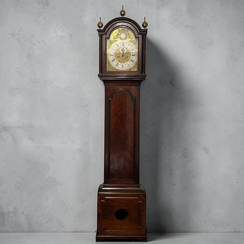 Frances Reynolds Kennington Chippendale-Style Mahogany Tall Case Clock (1 of 10)