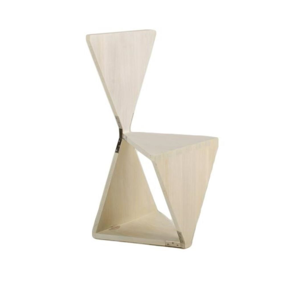 GEOMETRIC HALL CHAIR SOLID TEAK (1 of 4)