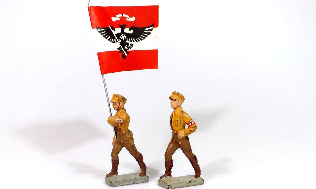 German military, Lineol, composition figures, 7-7,5 cm (1 of 2)