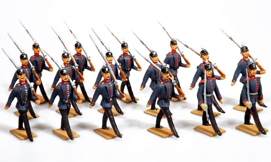 Haffner, German military, Tin figures, Lead figures, (1 of 2)