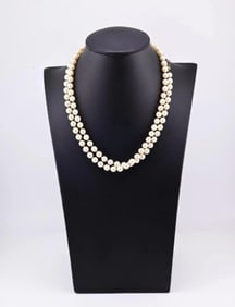 Rare H Stern Pearl Necklace With GIA Report Akoya Pearls