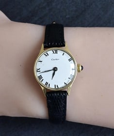 Gorgeous 14K Yellow Gold Cartier Manual Winding Watch