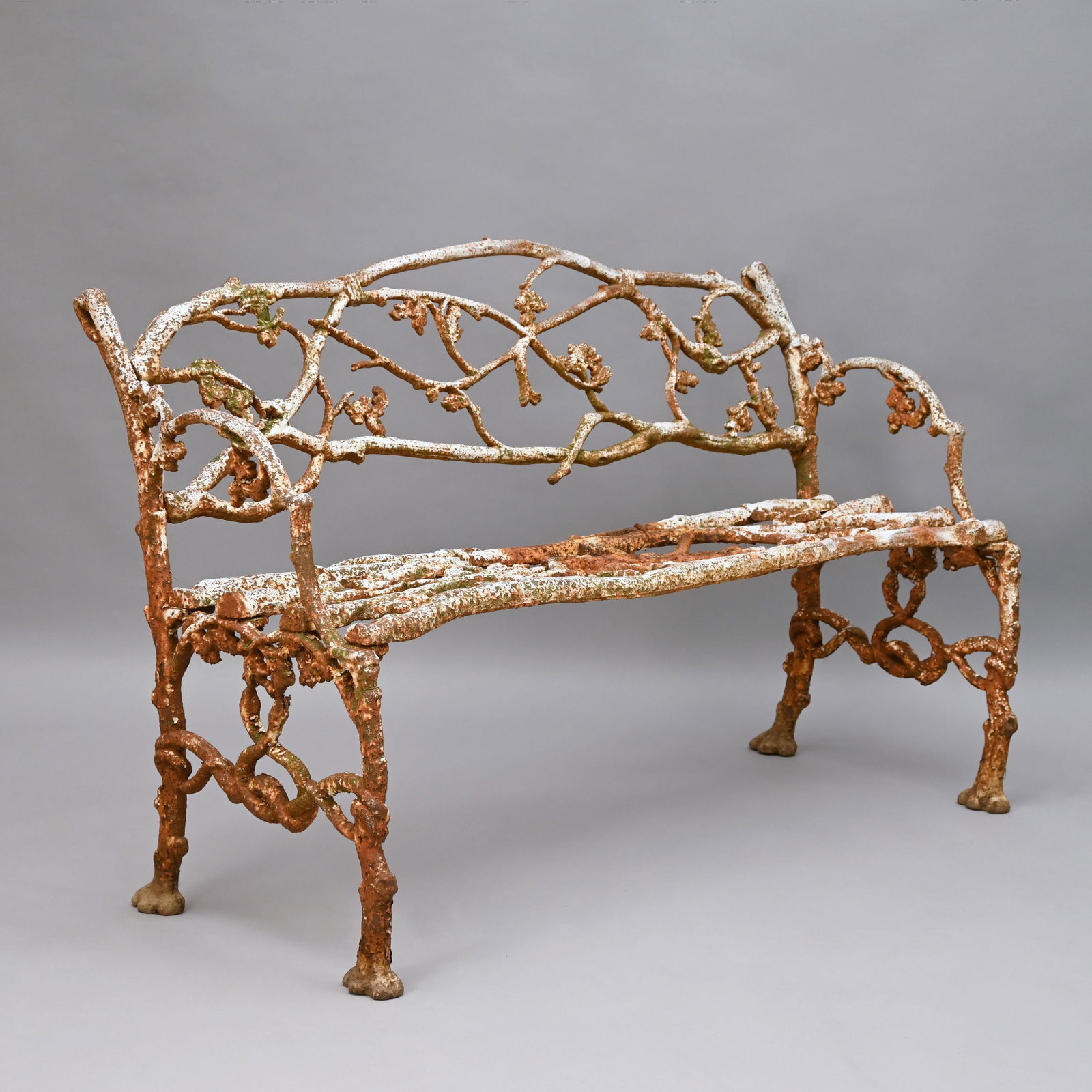 American Cast Iron Twig Form Garden Bench (1 of 6)