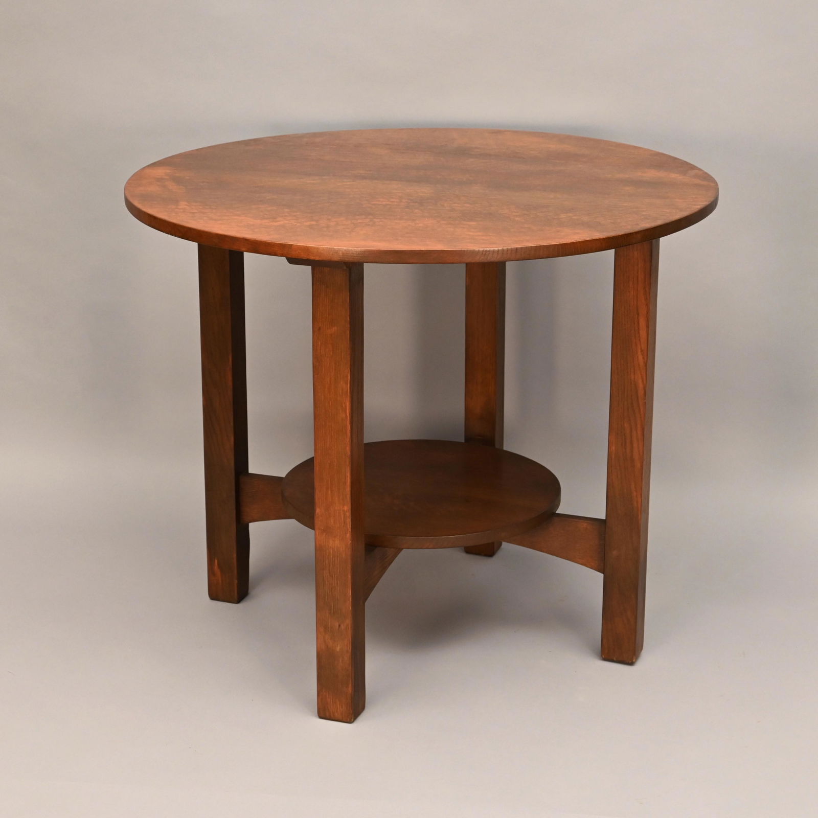 Mission Oak Round Table, L & J.G., Stickley (1 of 4)