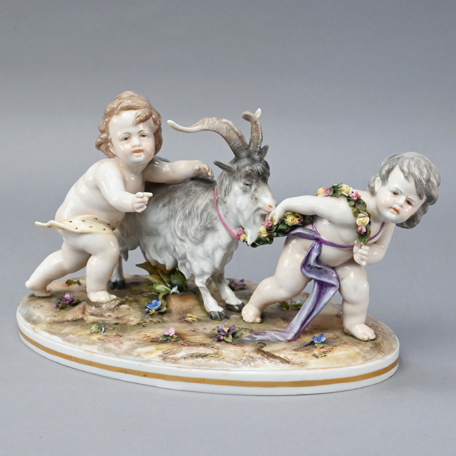 Continental Porcelain Figural Group (1 of 8)
