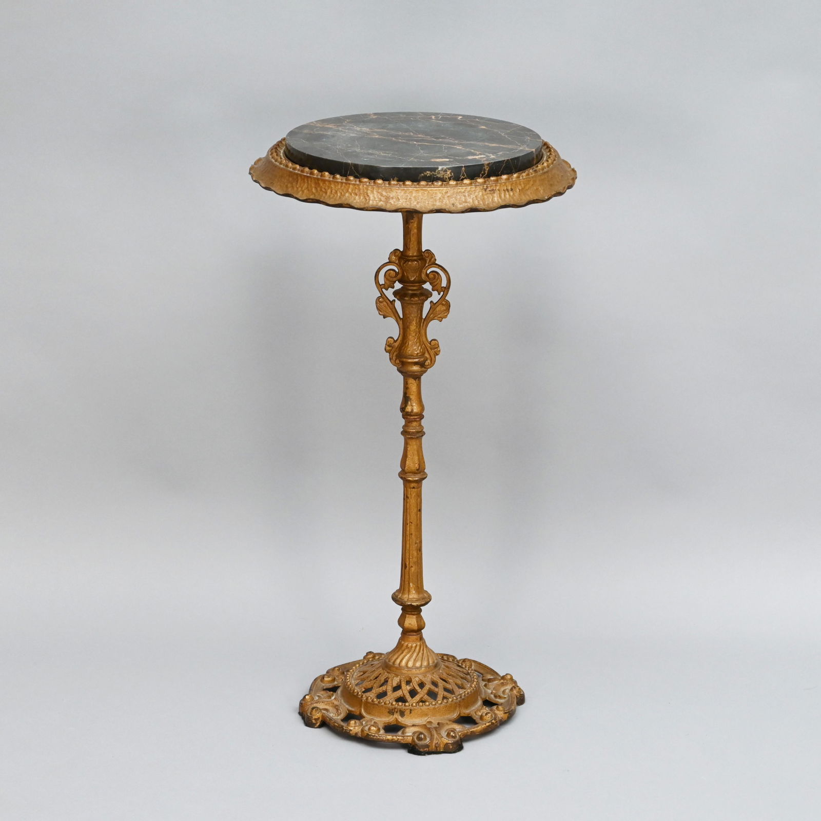 American Cast Iron & Marble Plant Stand (1 of 4)