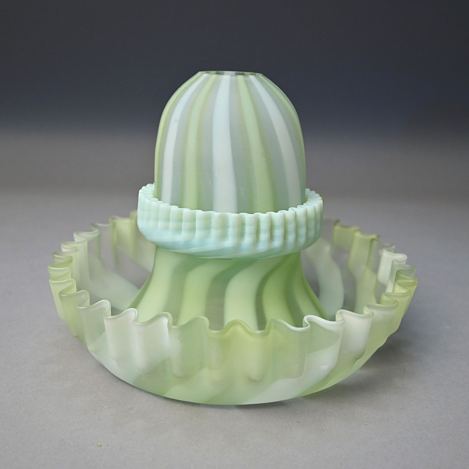 Yellow Swirled Ribbon Glass Fairy Lamp (1 of 10)