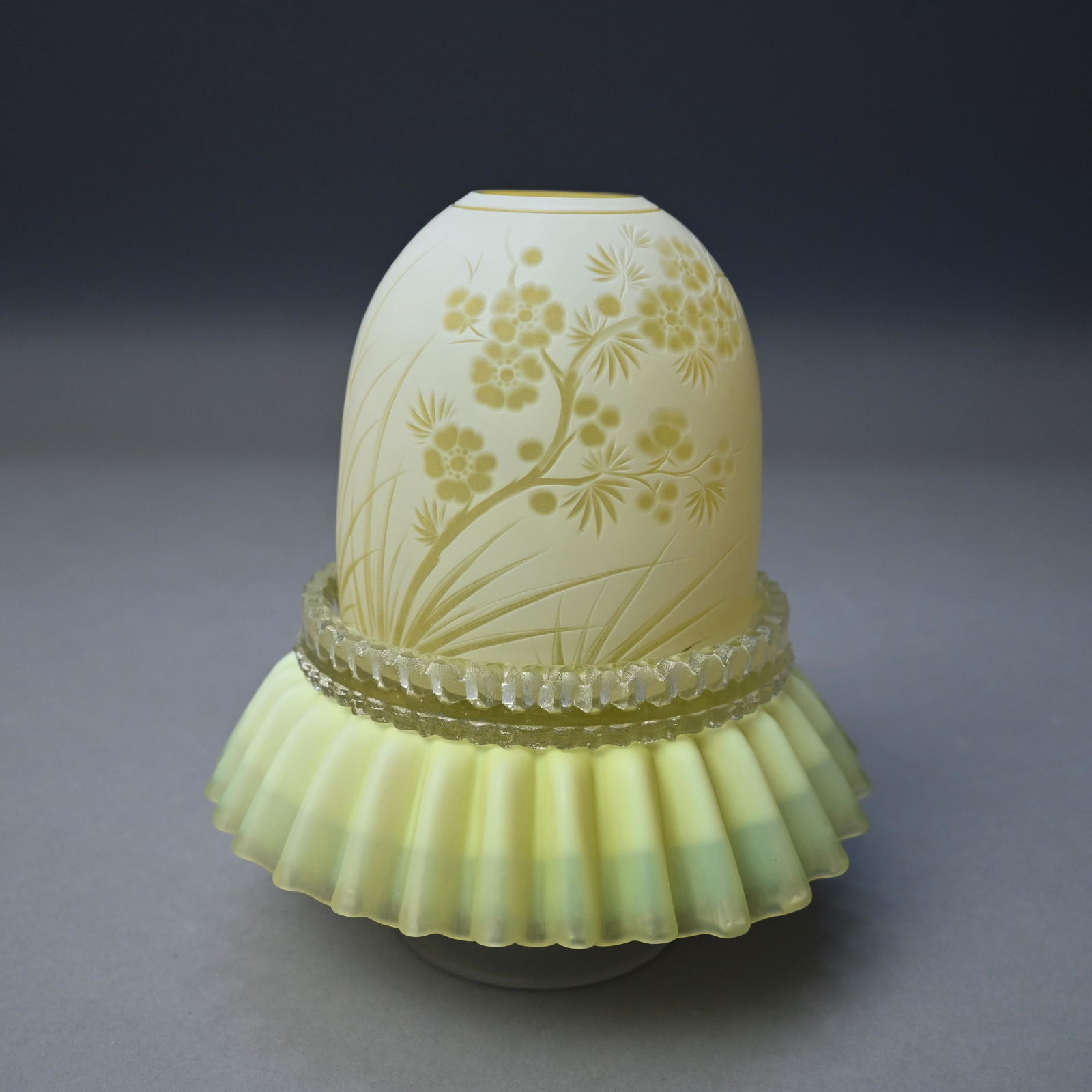 Cut Overlay Opal to Yellow Satin Finish Fairy Lamp (1 of 8)