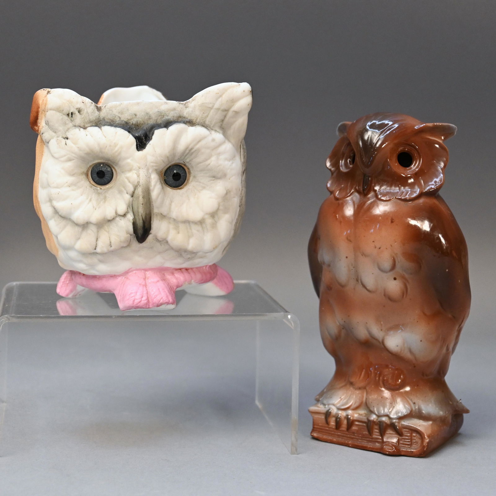 German Figural Porcelain Fairy Lamp & Night Light (1 of 14)