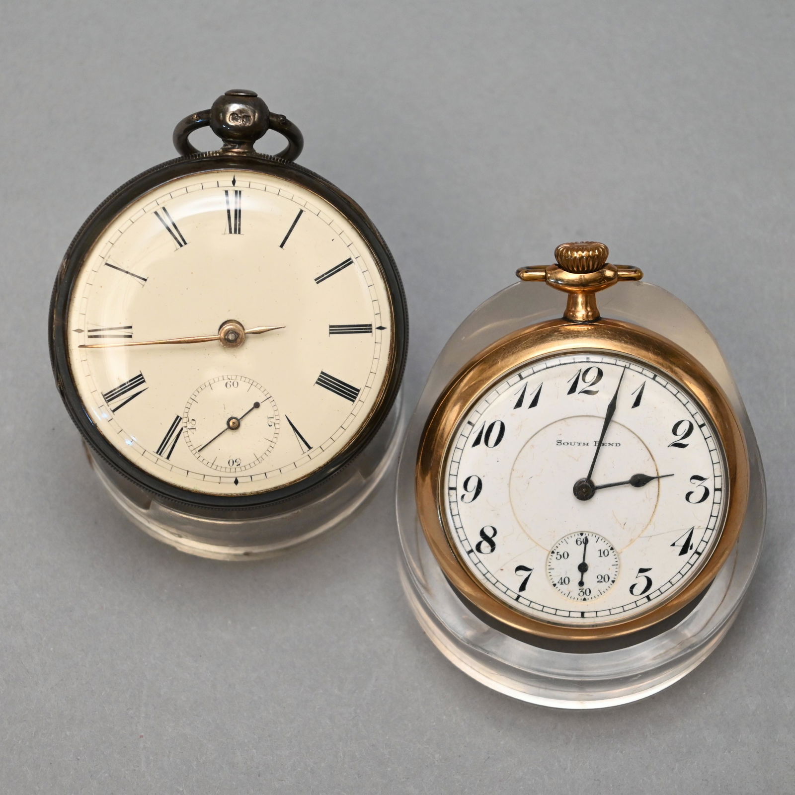 English Fusee Movement Pocket Watch & Another (1 of 10)