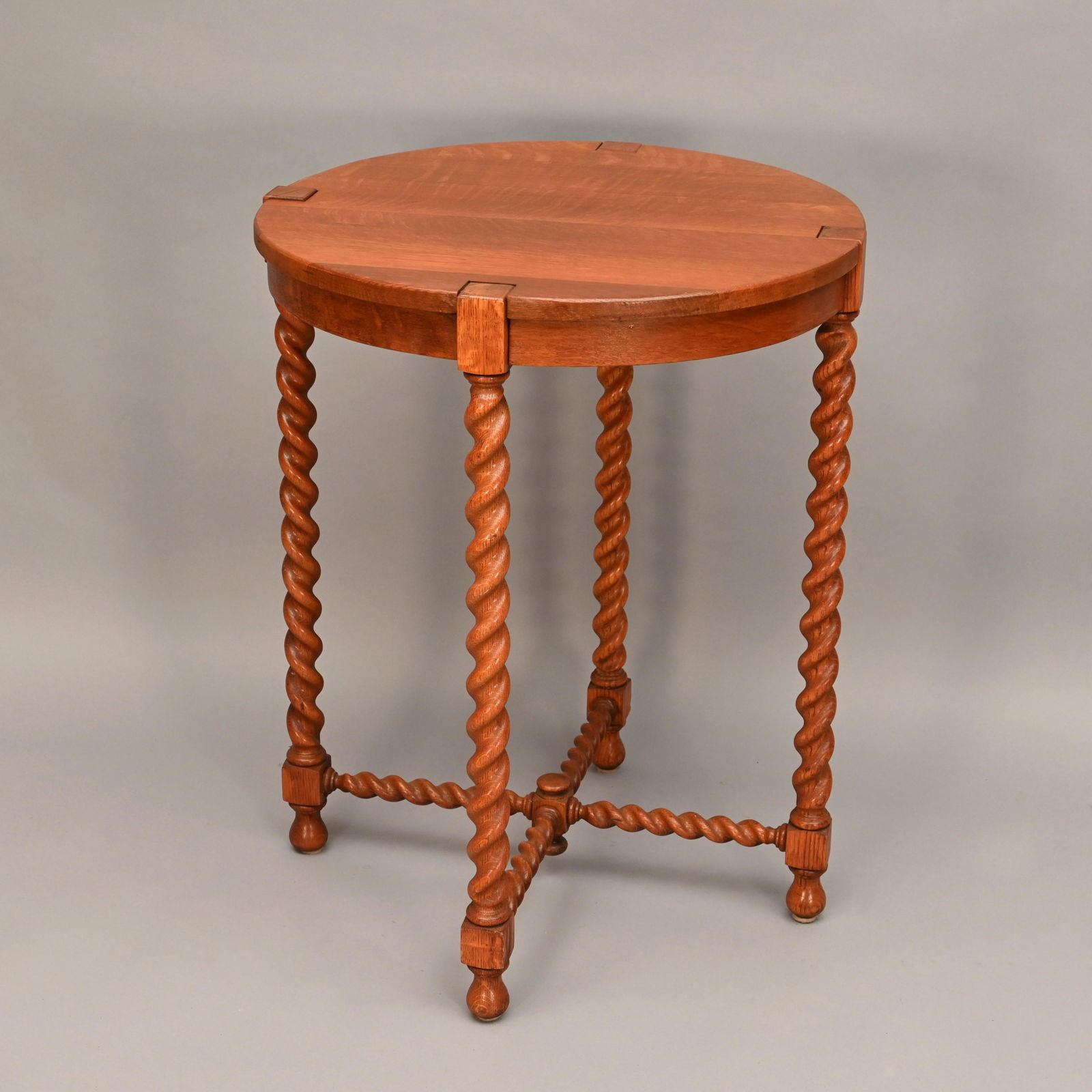 Arts & Crafts Oak Lamp Table, Stickley Brothers (1 of 6)