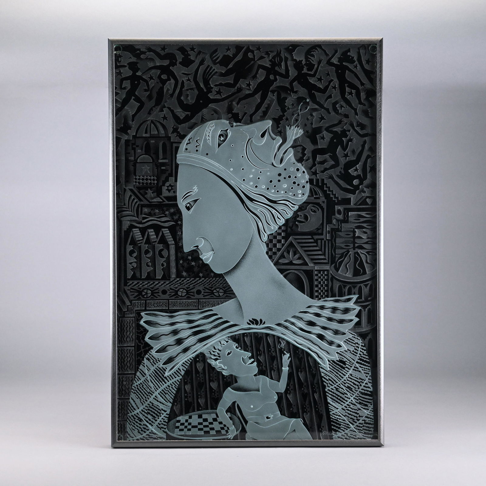 Patrick Wadley (American, 1950-1992) "Smoking" (1 of 2)