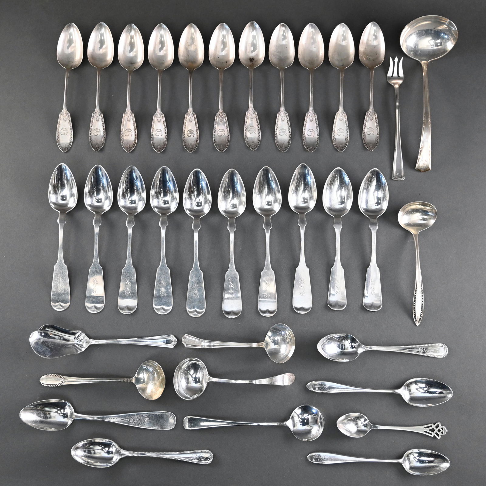 Lot of Assorted Sterling Silver Flatware (1 of 1)