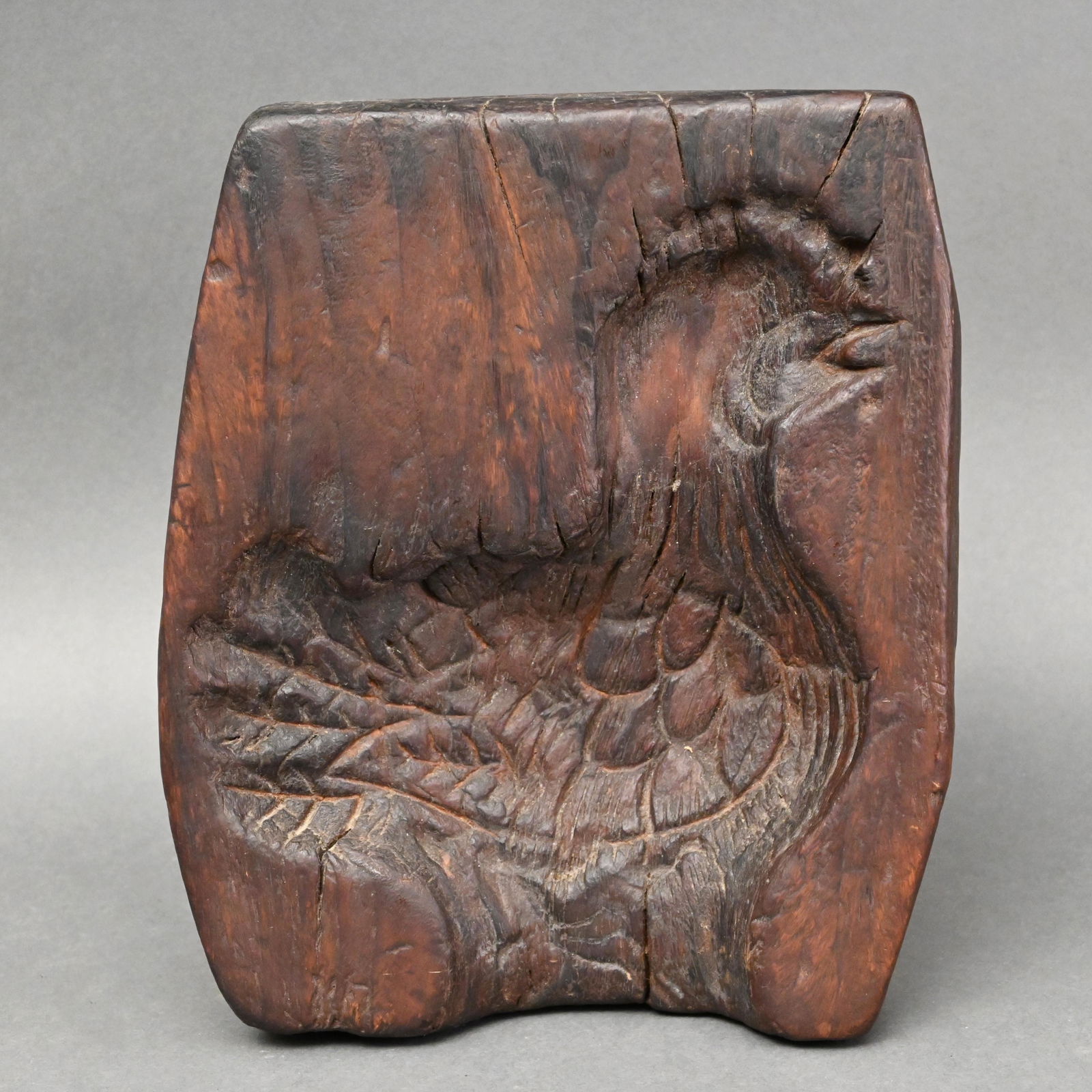 Large Primitive Rooster Butter or Maple Sugar Mold (1 of 3)