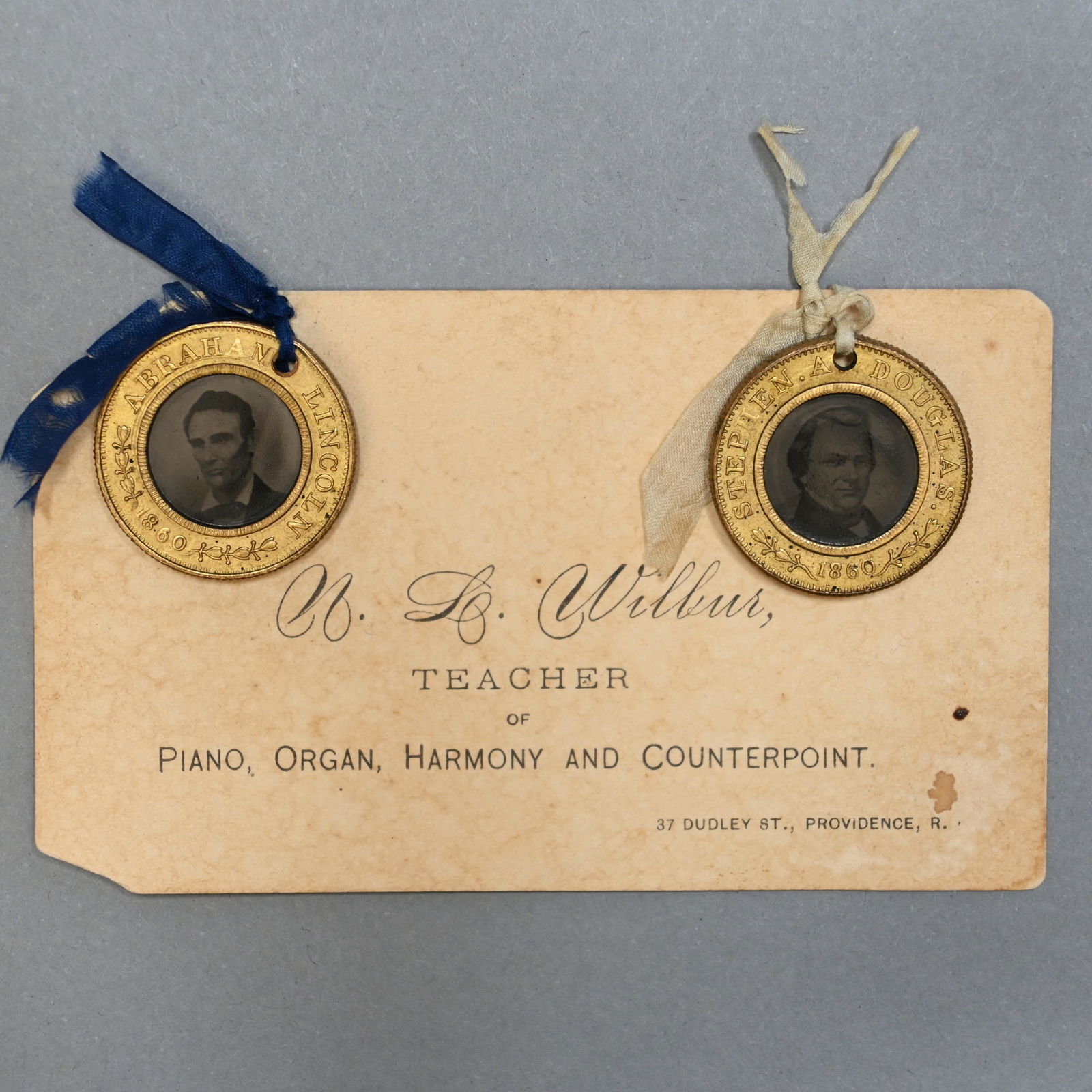 1860 Lincoln/Hamlin & Douglas/Johnson Ferrotypes (1 of 6)