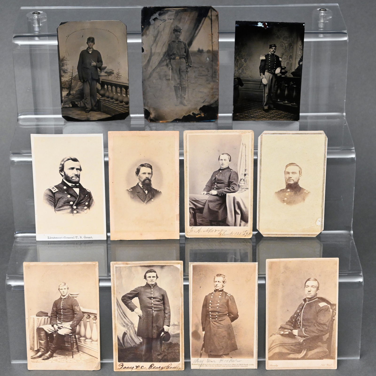 Lot of Civil War Union Soldier CDV's & Tintypes (1 of 2)