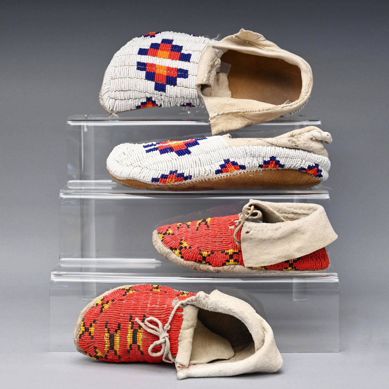 Two Pairs of Beaded Moccasins (1 of 4)