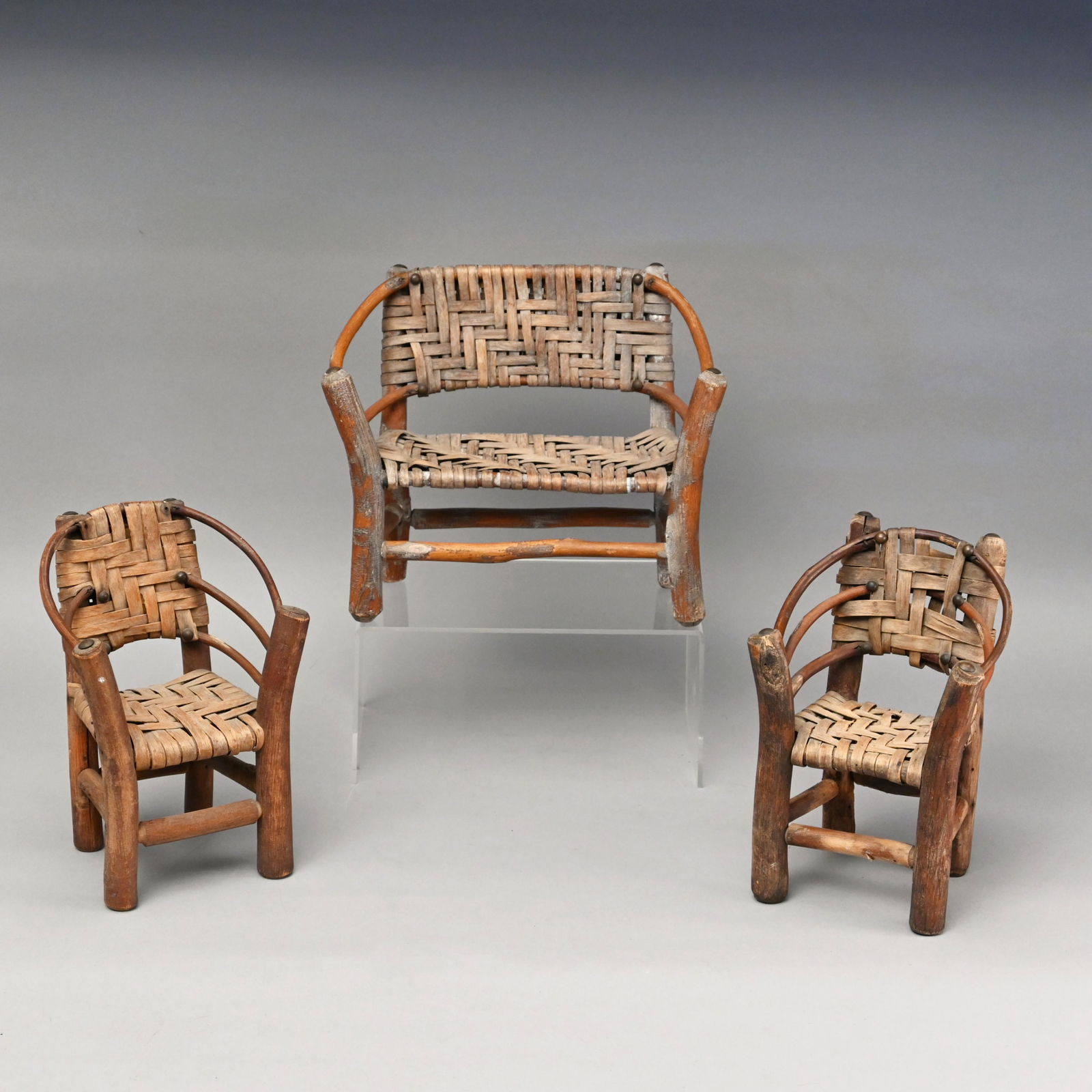Miniature Adirondack Twig Seating Furniture (1 of 5)