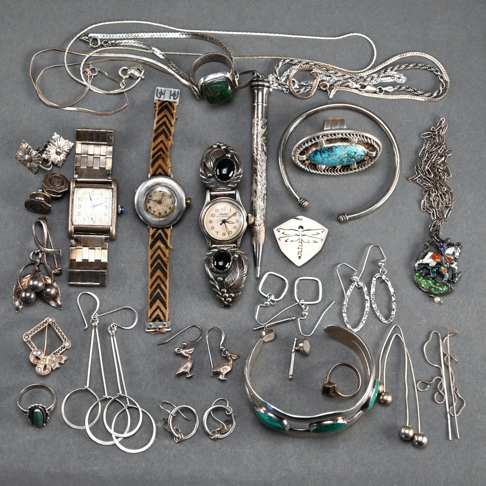Lot of Assorted Sterling Silver Jewelry (1 of 12)