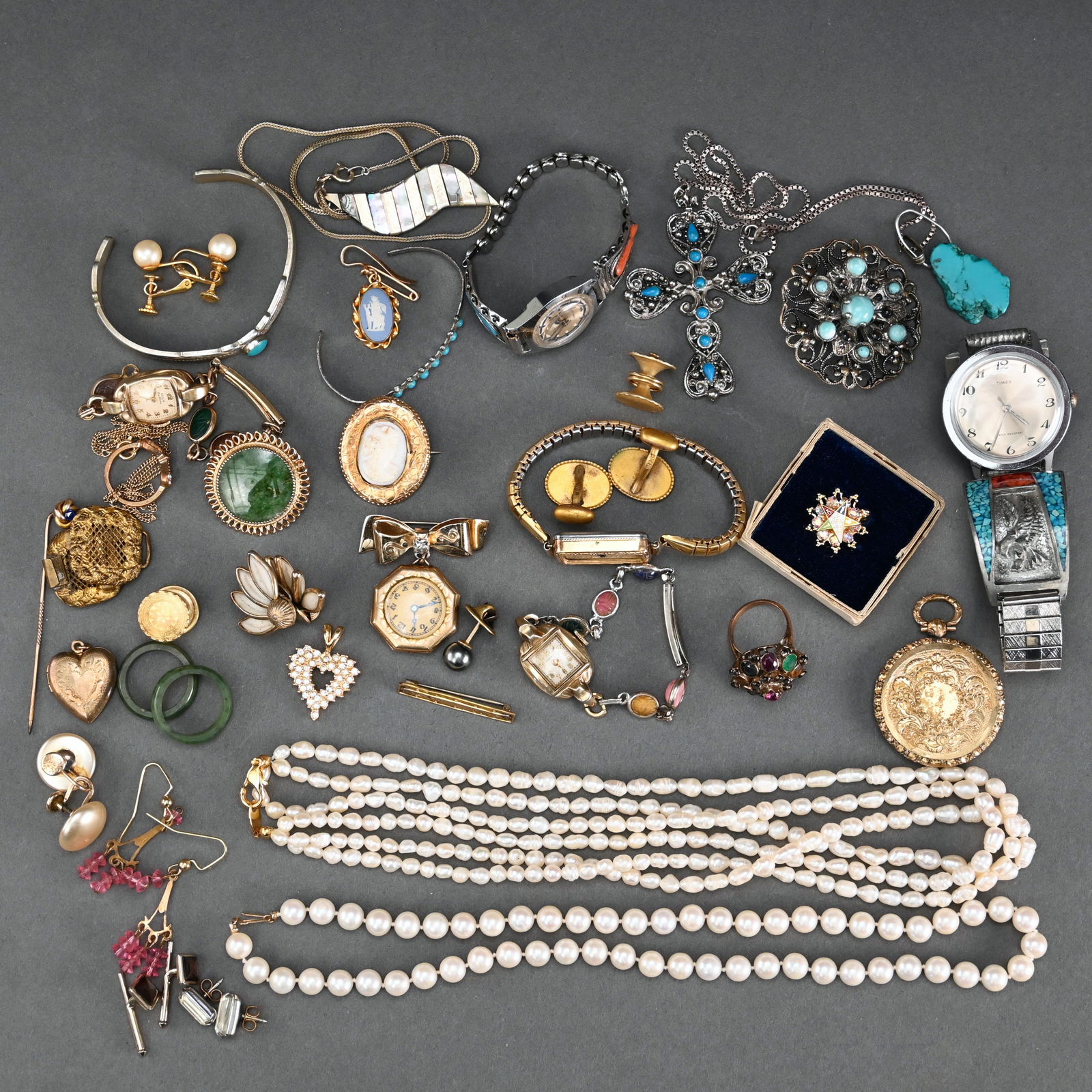 Lot of Assorted Gold-Filled & Other Jewelry (1 of 1)
