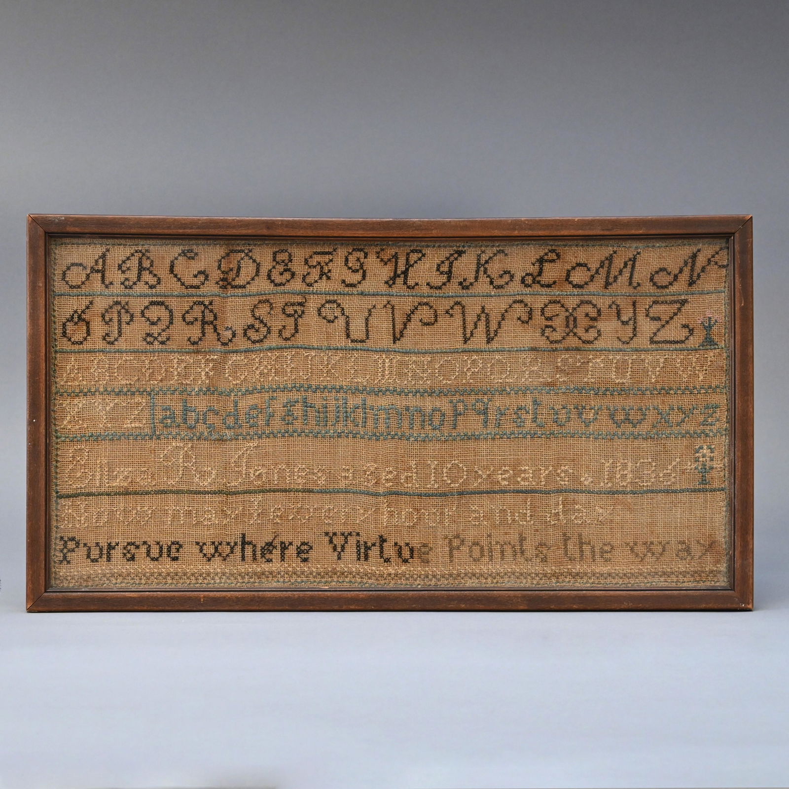 Eliza R. Jones Needlework Sampler, 1836 (1 of 1)