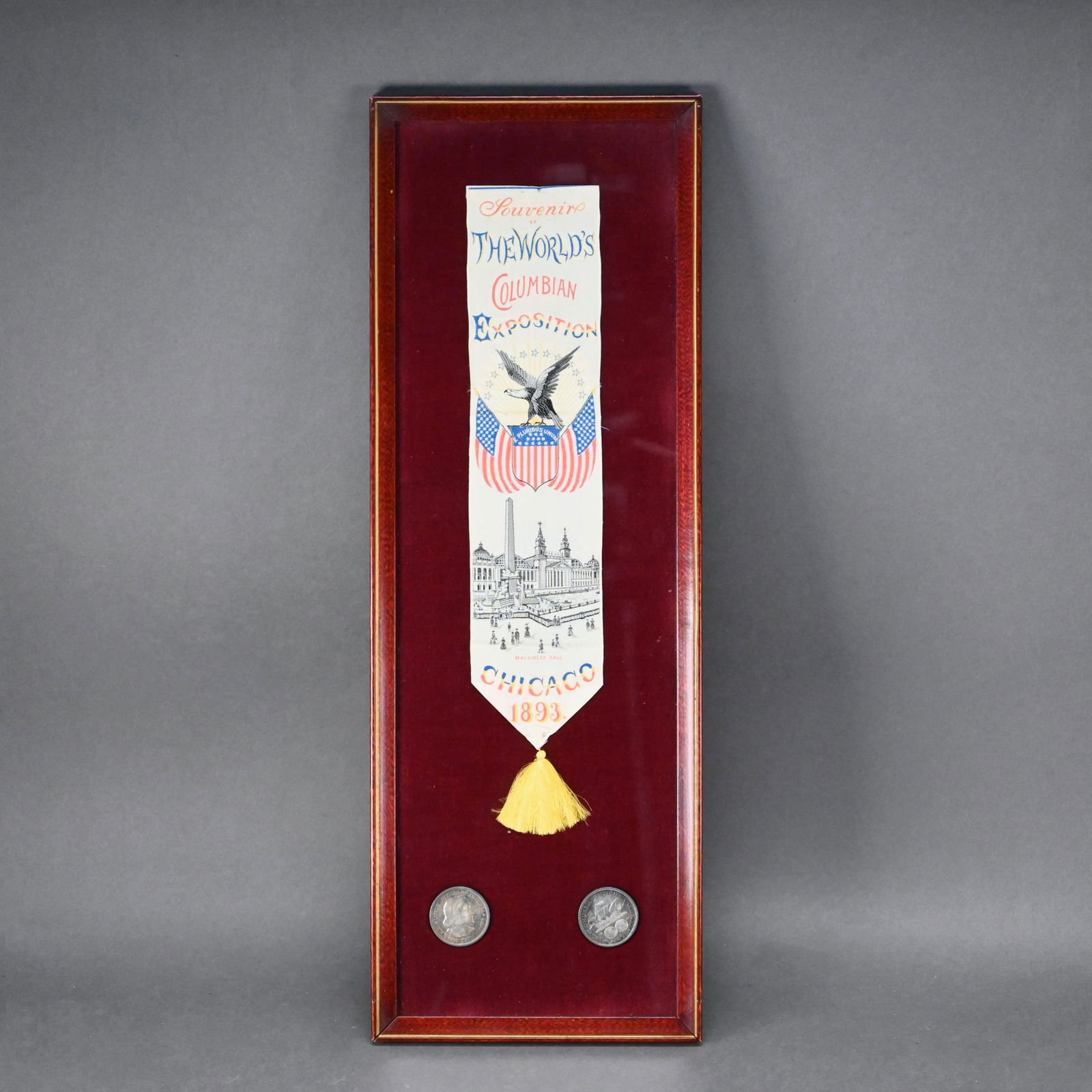 Framed Columbian Exposition Souvenir Group (1 of 2)