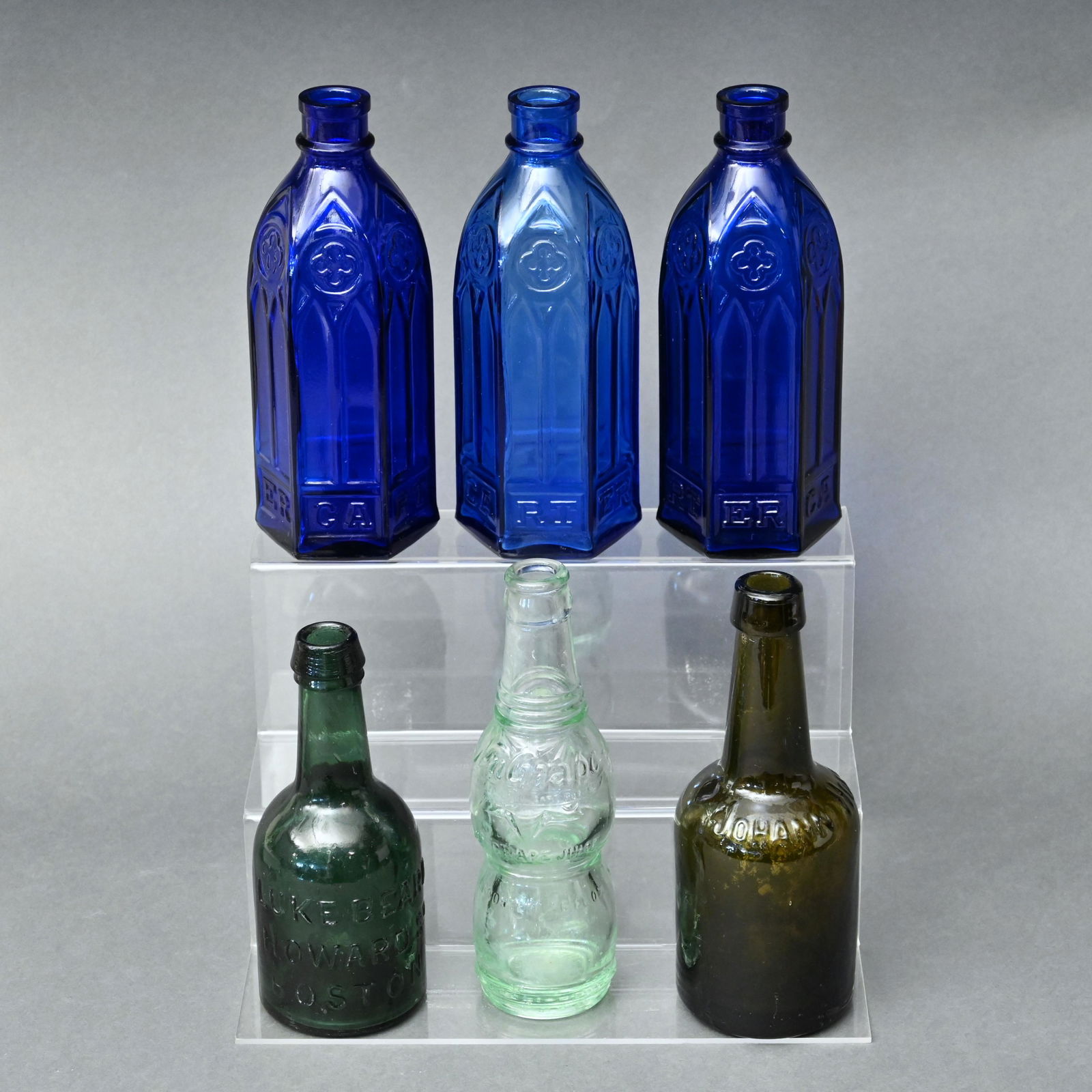 Three Carter's Ink Bottles, Together With 3 Others (1 of 3)