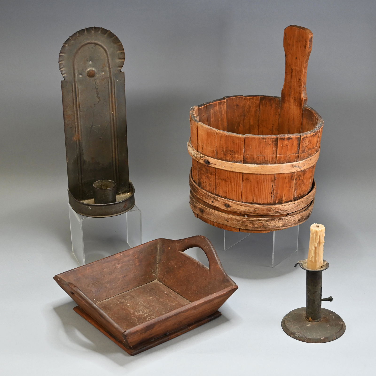 Lot of Tinware and Woodenware (1 of 7)