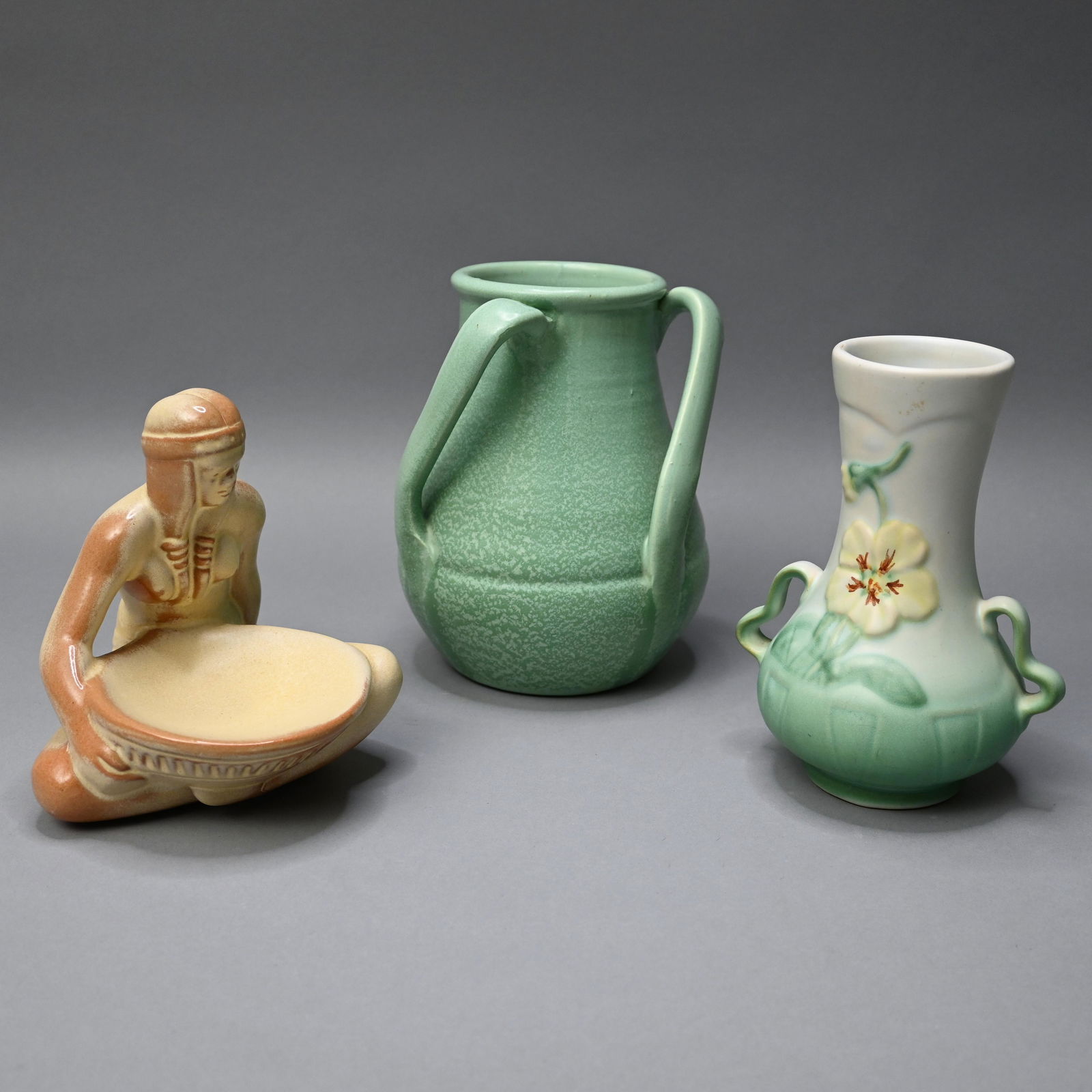 Three Art Pottery Table Objects (1 of 9)