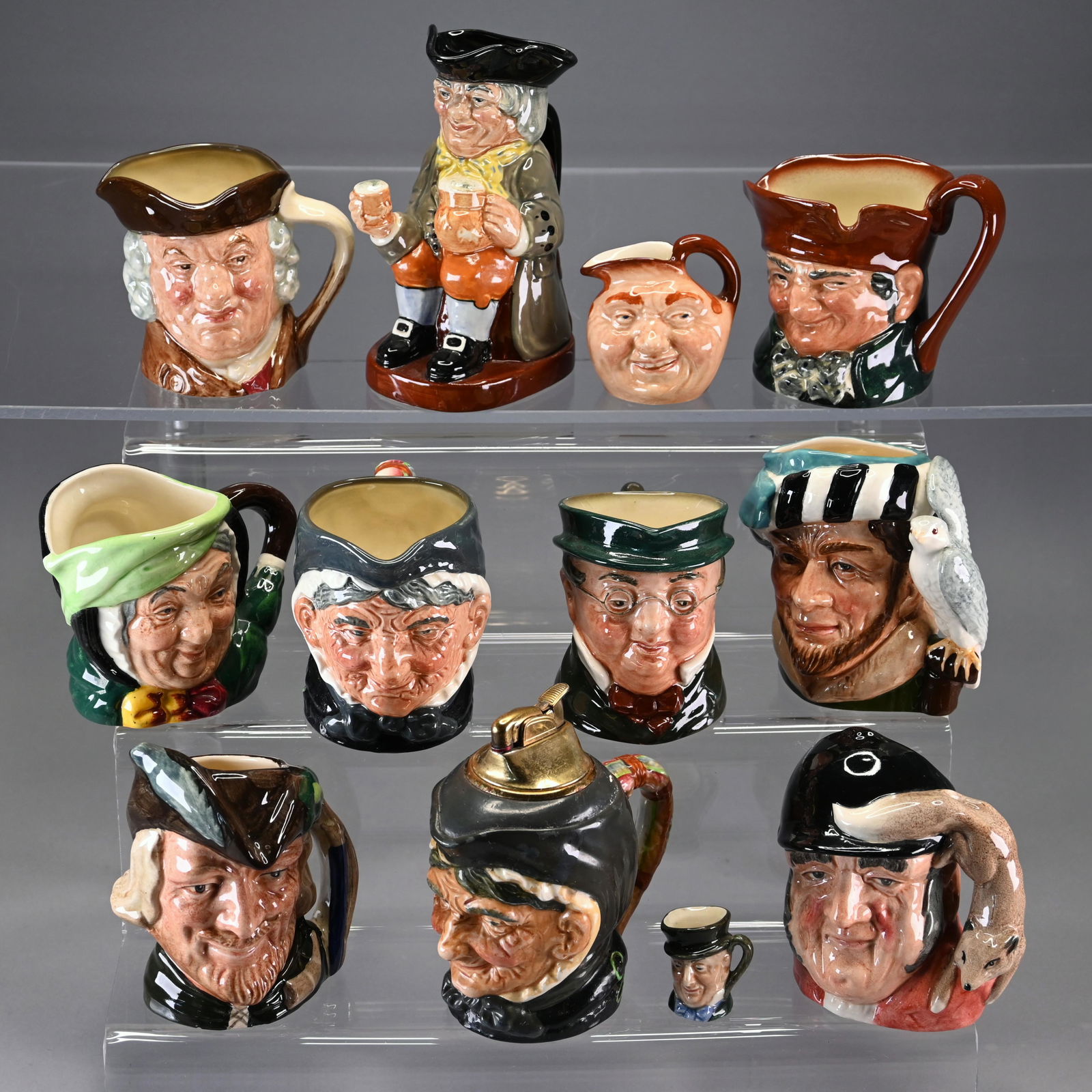 Ten Royal Doulton Character Mugs, Lighter & Toby (1 of 4)