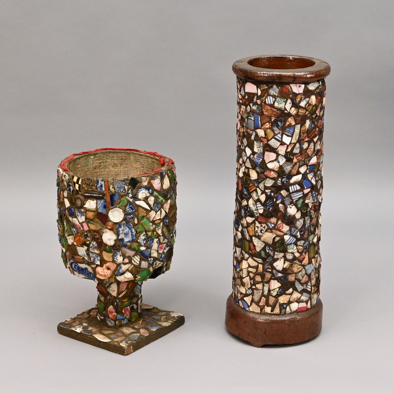 Memoryware Decorated Umbrella Stand & Footed Urn (1 of 6)