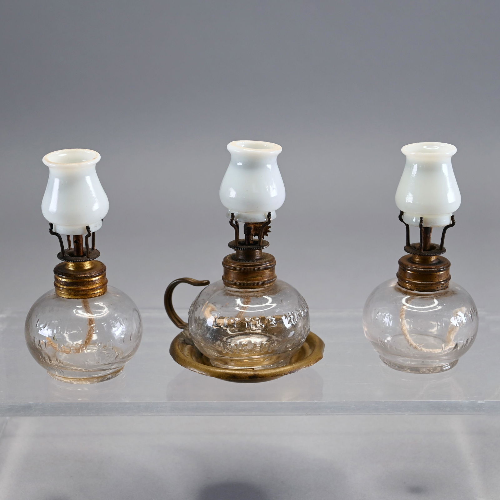 Lot of Three "Little Harry's" Miniature Lamps (1 of 4)