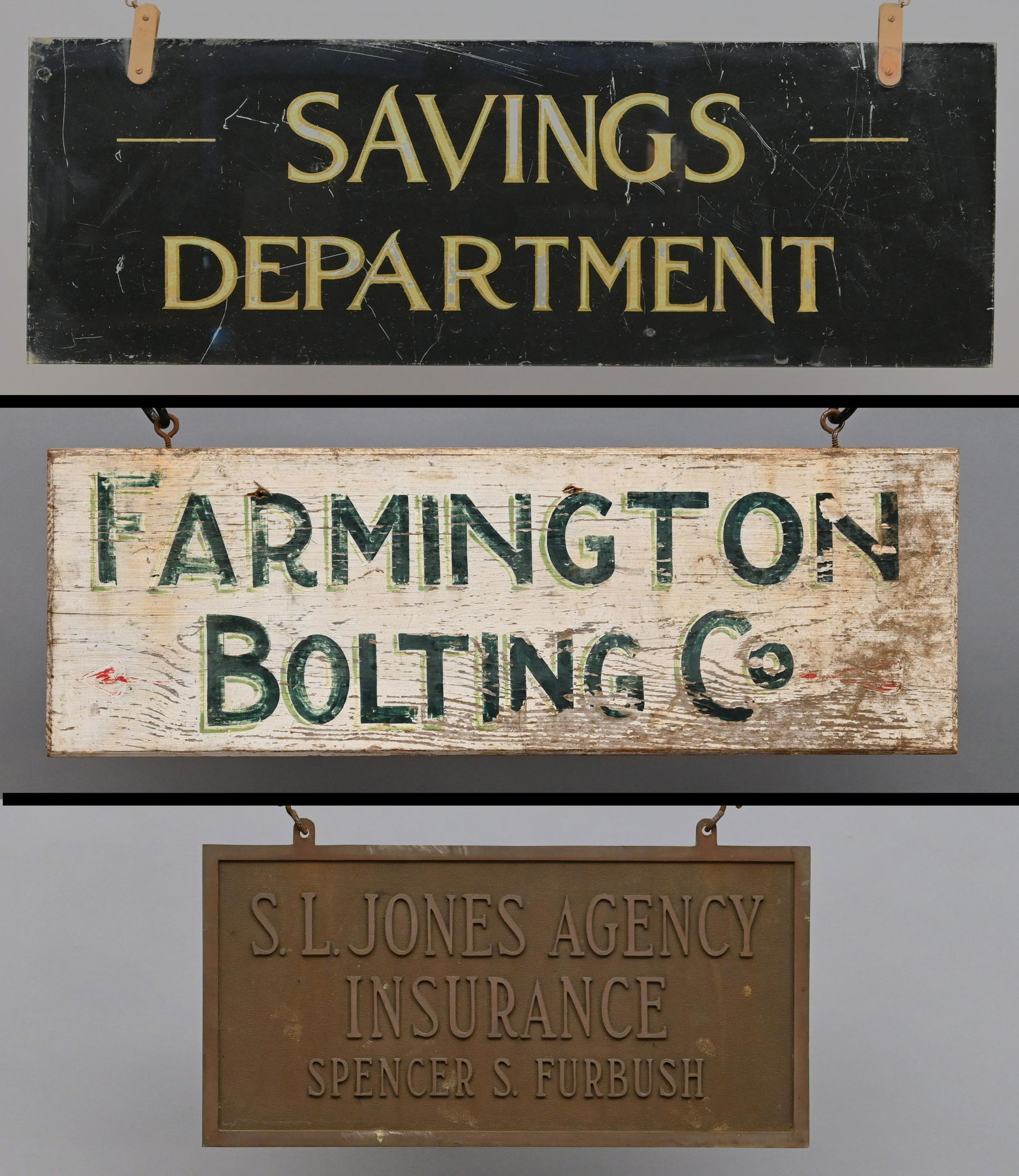 Lot of 3 Trade Signs (1 of 7)