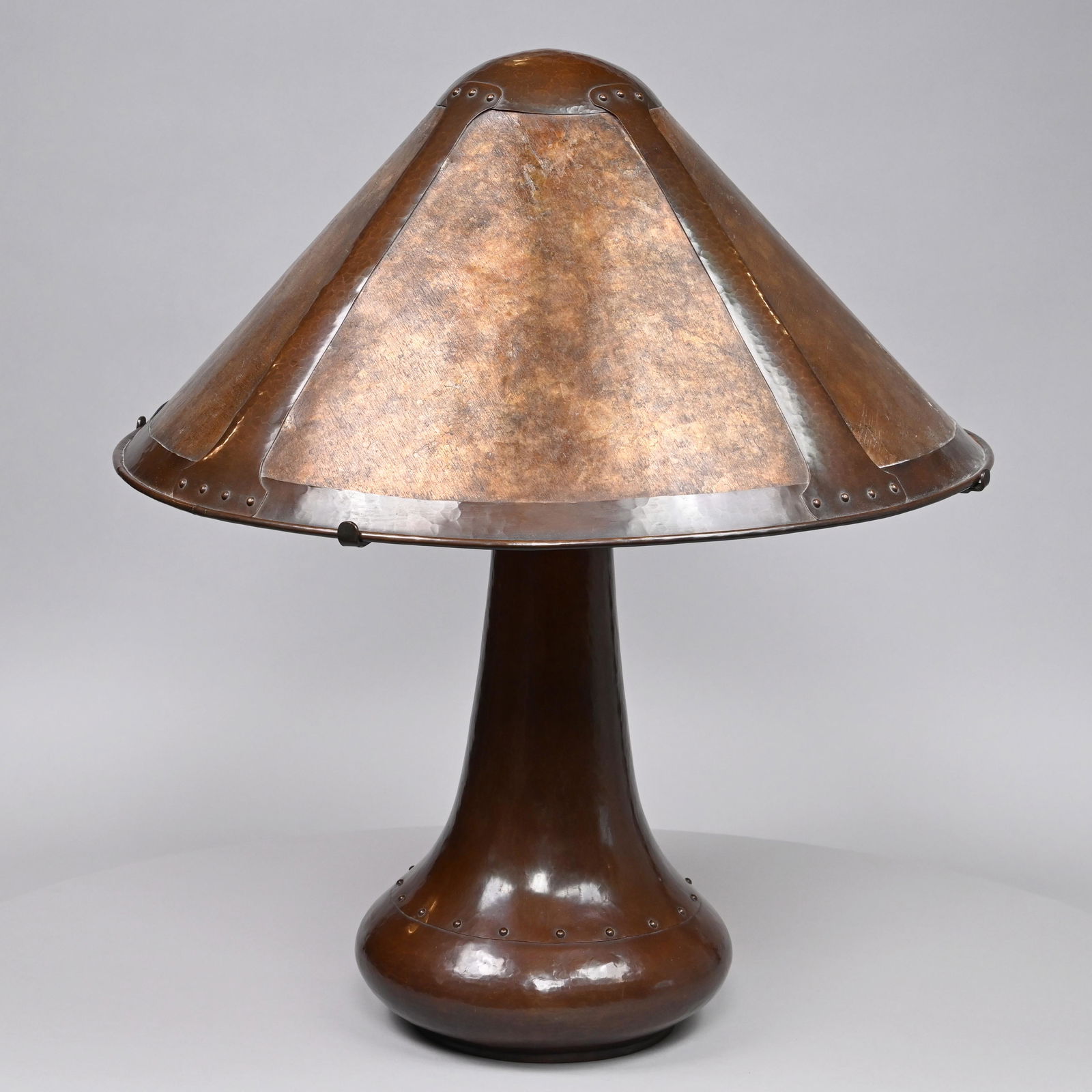 Arts & Crafts Copper Lamp (1 of 10)