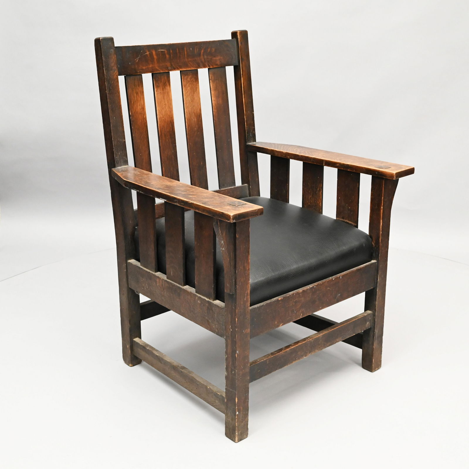 Mission Oak Armchair (1 of 7)