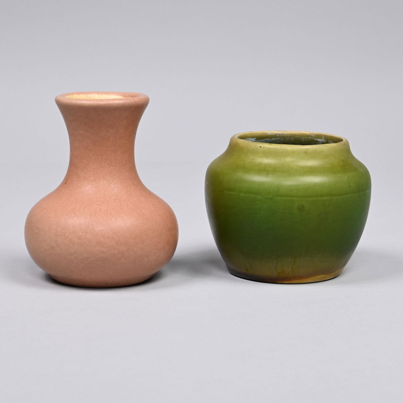 Two Hampshire Pottery Vases, Cadmon Robertson (1 of 11)