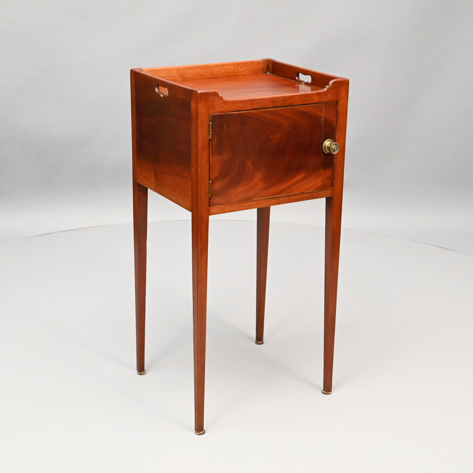 George III Mahogany Commode Stand (1 of 6)