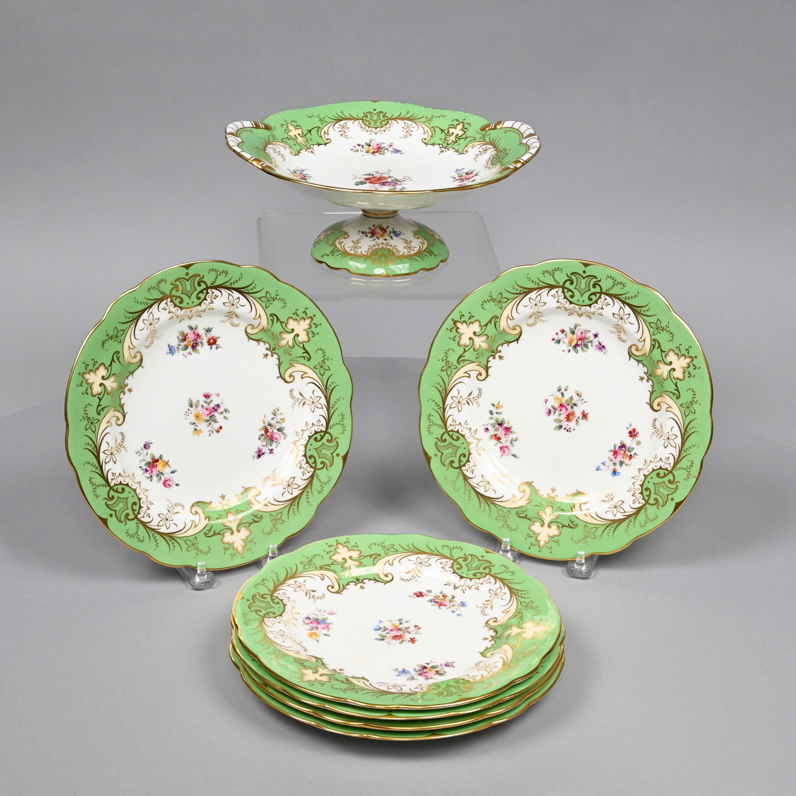 Coalport Porcelain Part Dessert Service, 1891-1920 (1 of 10)