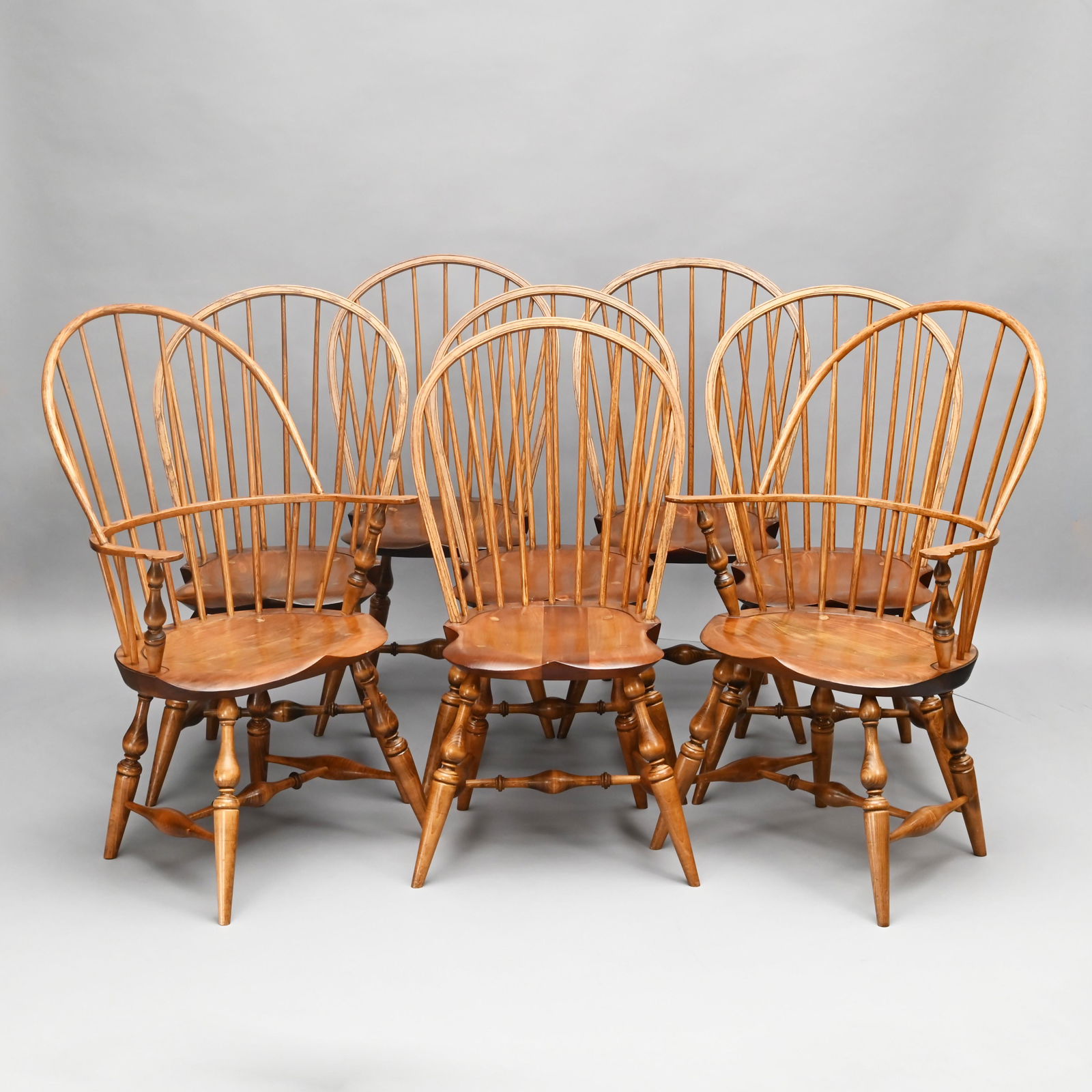 Set of 8 Custom Windsor Chairs, Warren Chair Works (1 of 7)