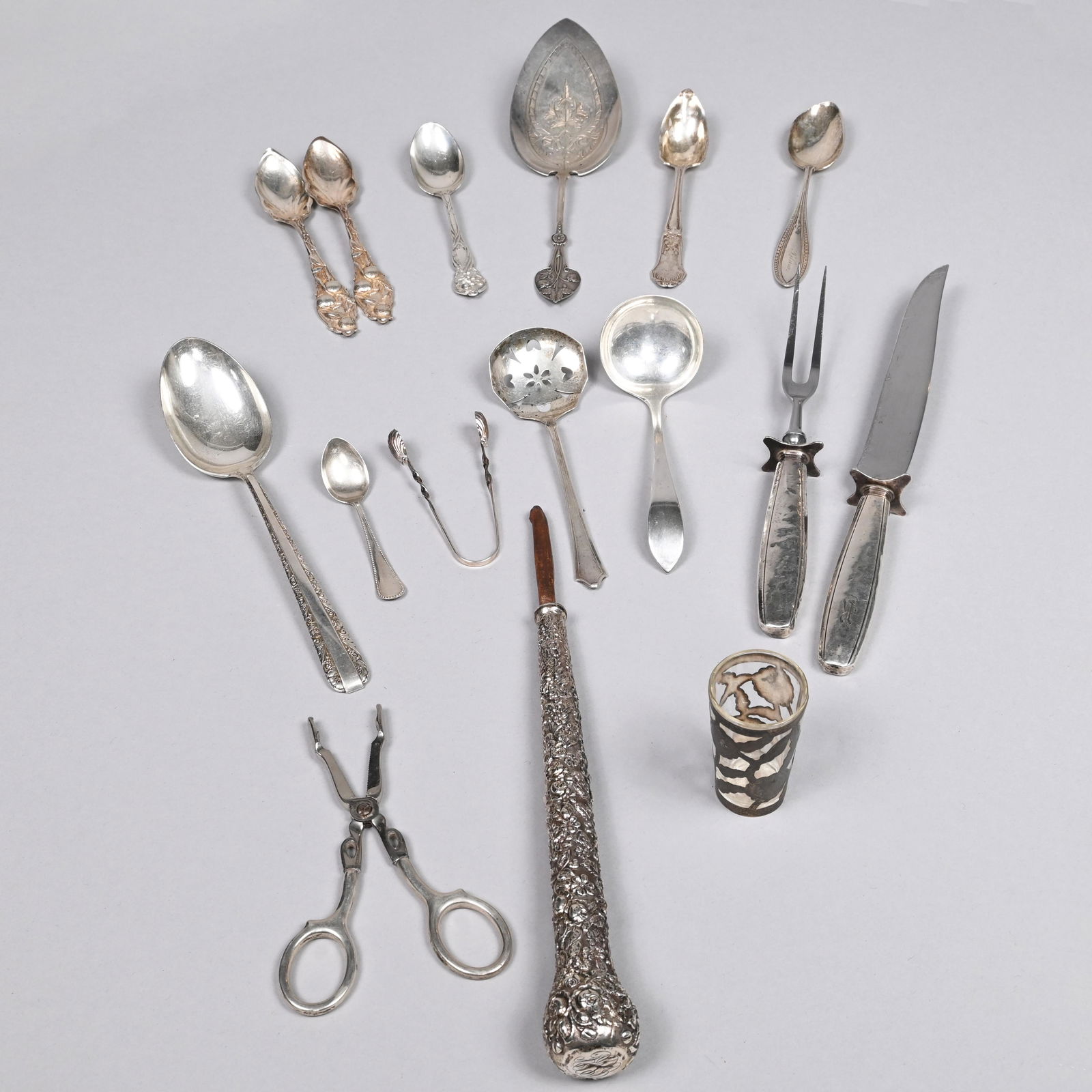Group of American Silver Flatware & Utensils (1 of 6)
