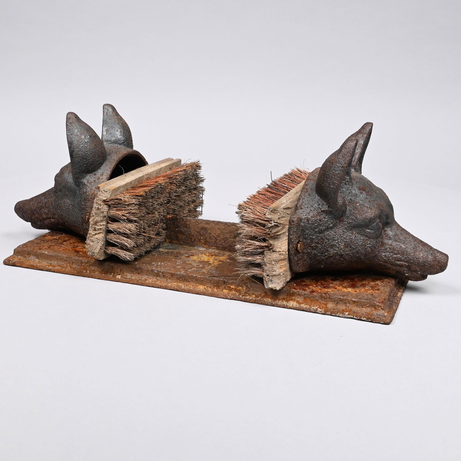 American Cast Iron Fox Mask Boot Scraper (1 of 4)