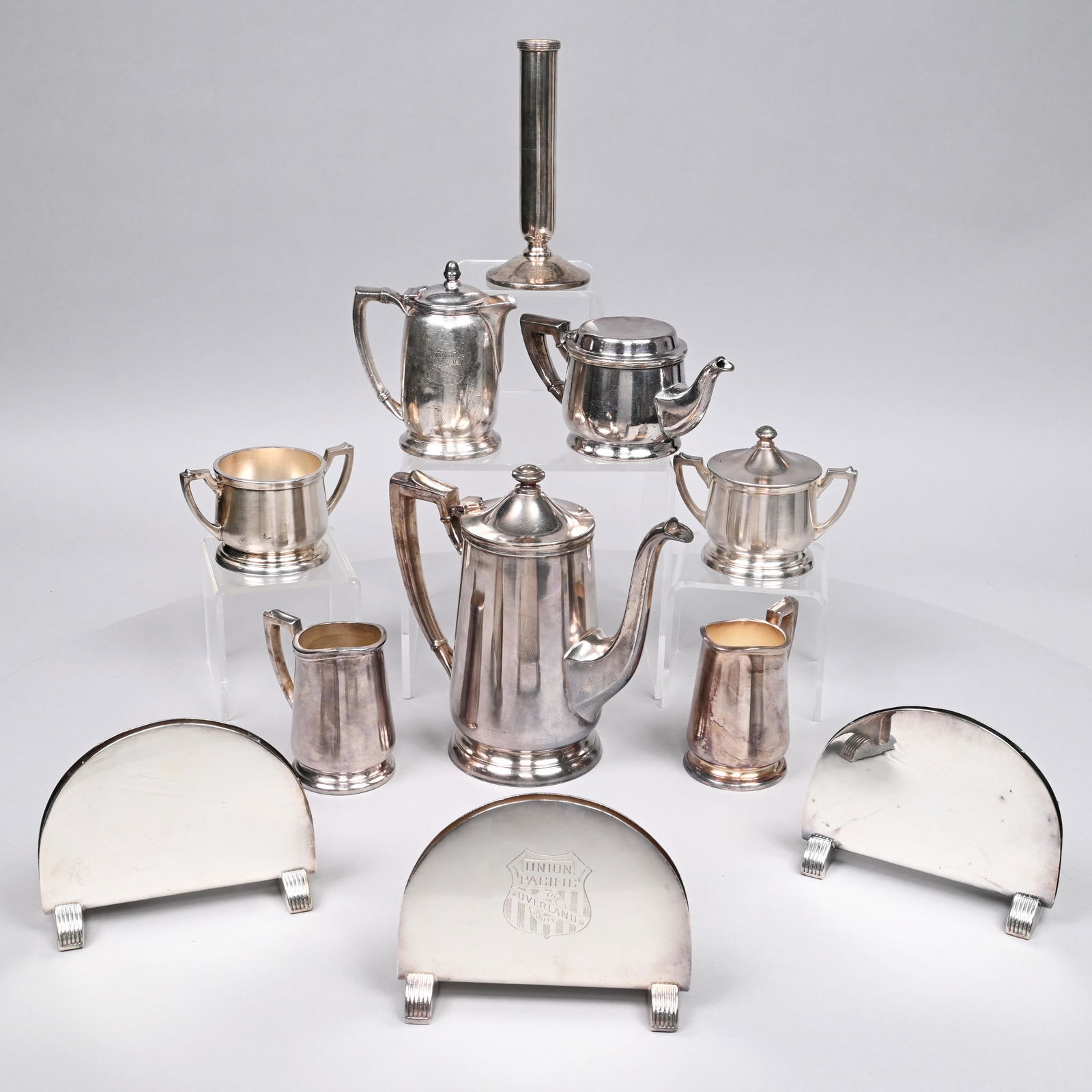 Group Union Pacific Overland Railroad Silverplate (1 of 20)