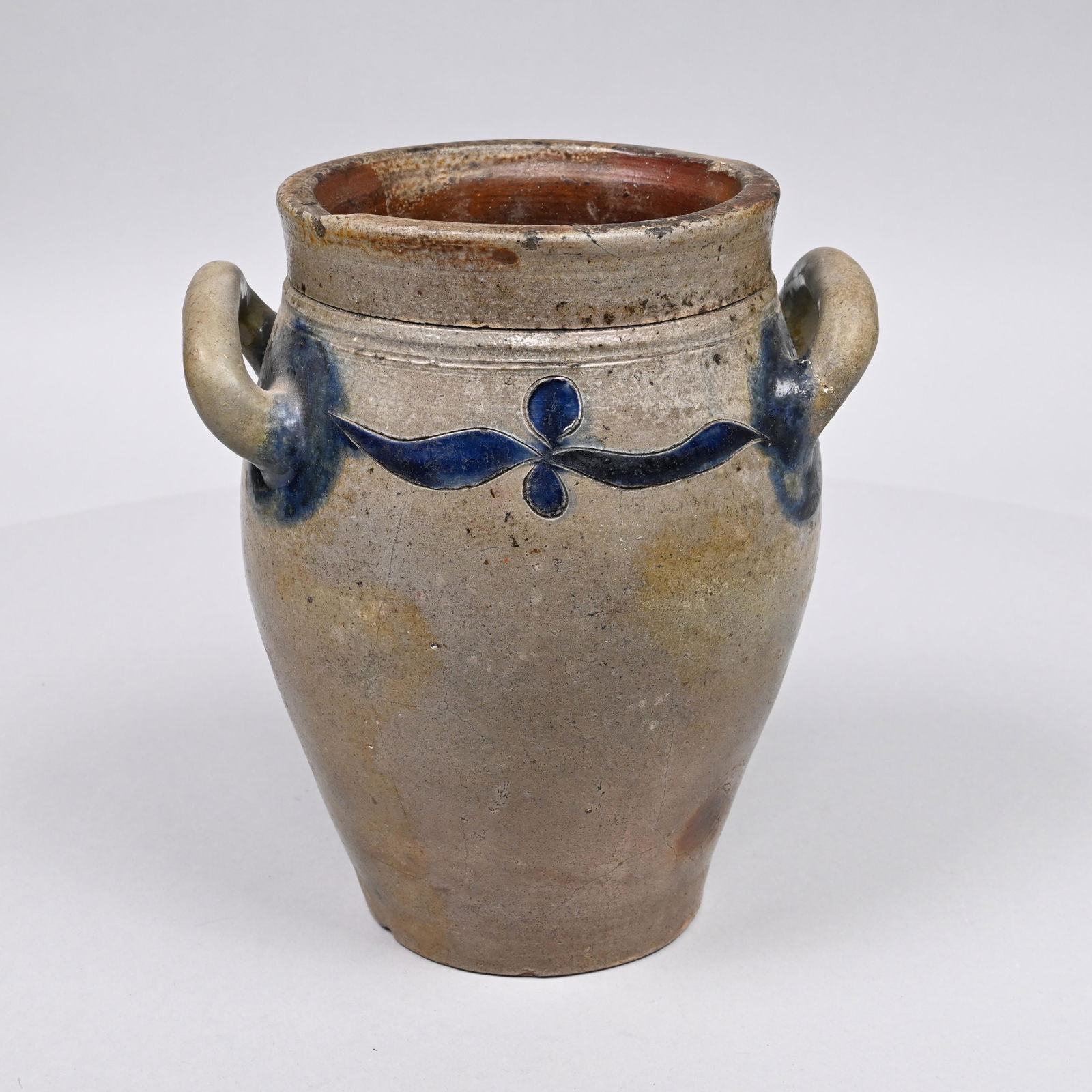 Rare J. Remmey Stoneware Crock, Circa 1810 (1 of 8)