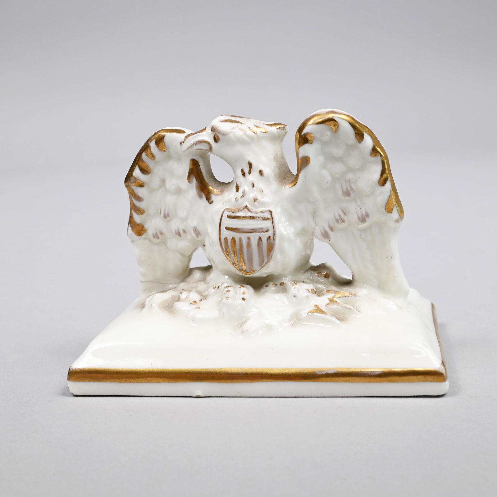 Rare Bennington Graniteware Eagle Paperweight (1 of 6)