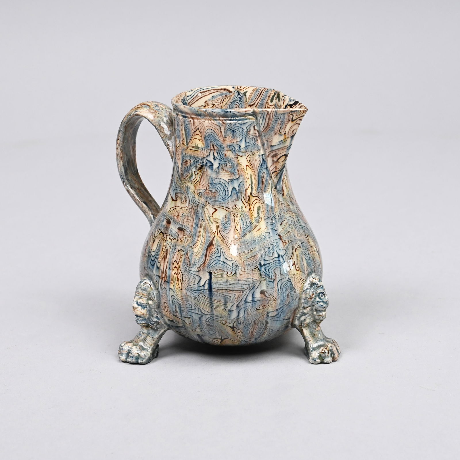 Staffordshire Solid Agate Milk Jug, Circa 1755 (1 of 5)