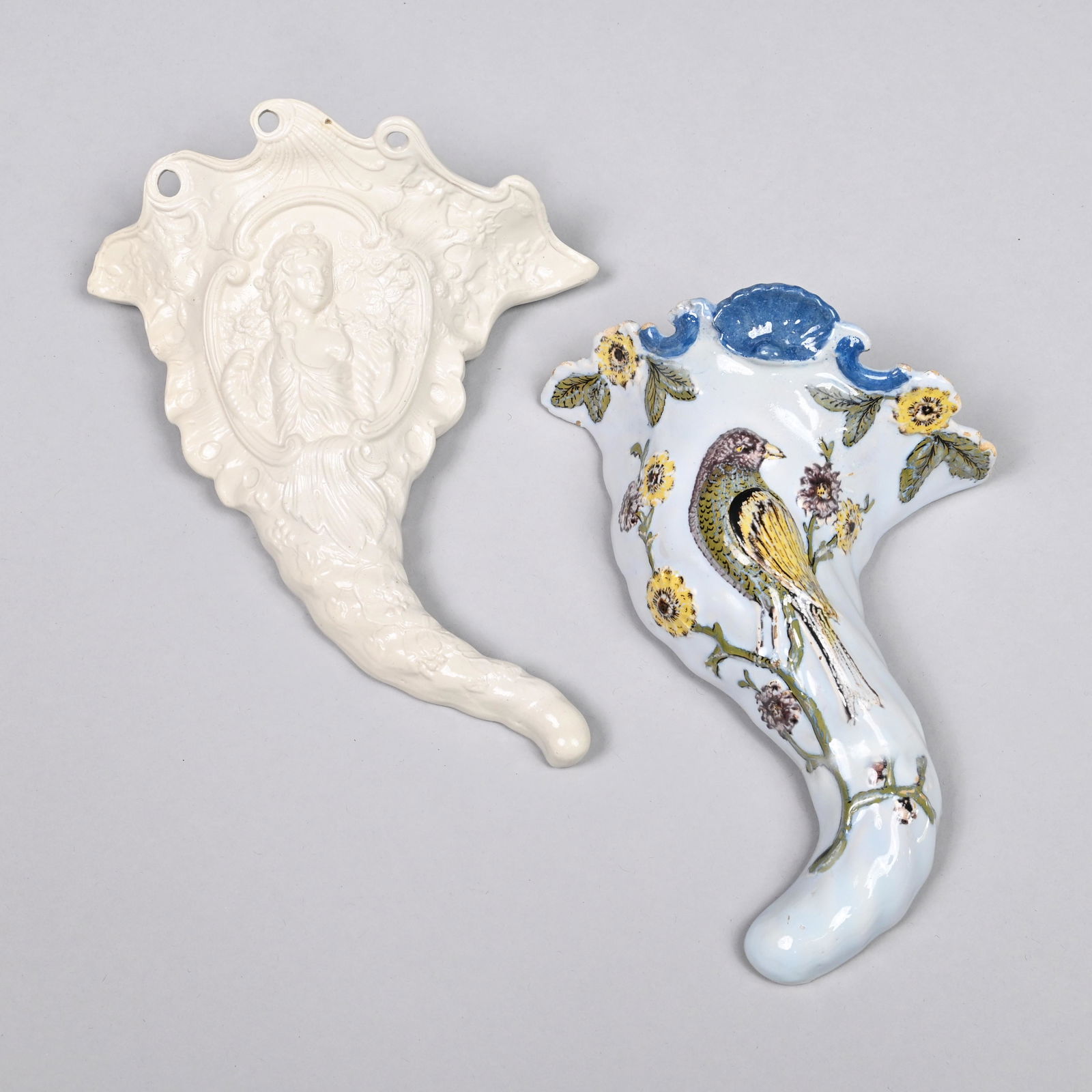English Delft and Staffordshire Wall Pockets (1 of 5)