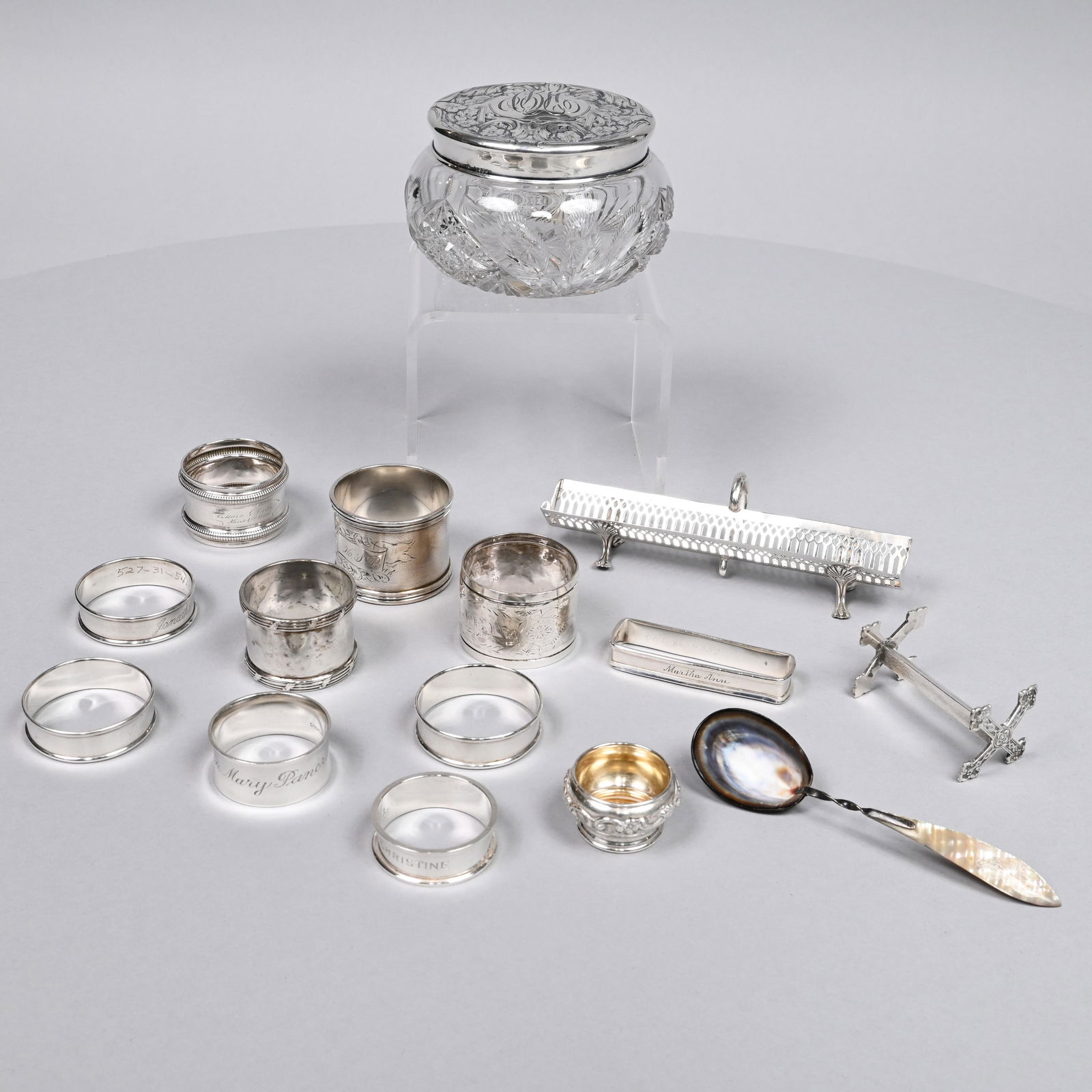 Group of American Silver Table Objects, Various... (1 of 8)