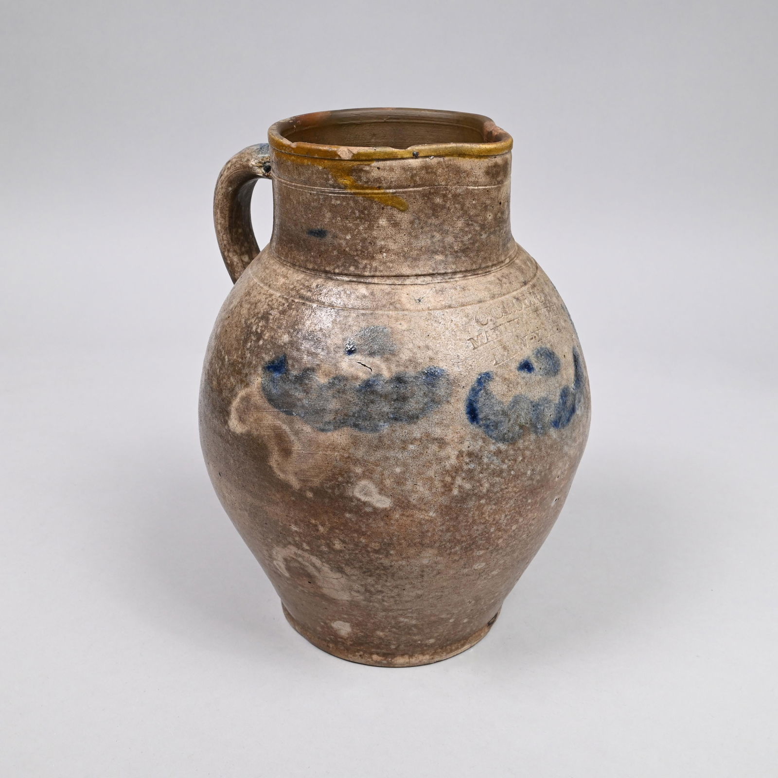 Scarce Clarkson Crolius Stoneware Batter Jug (1 of 7)