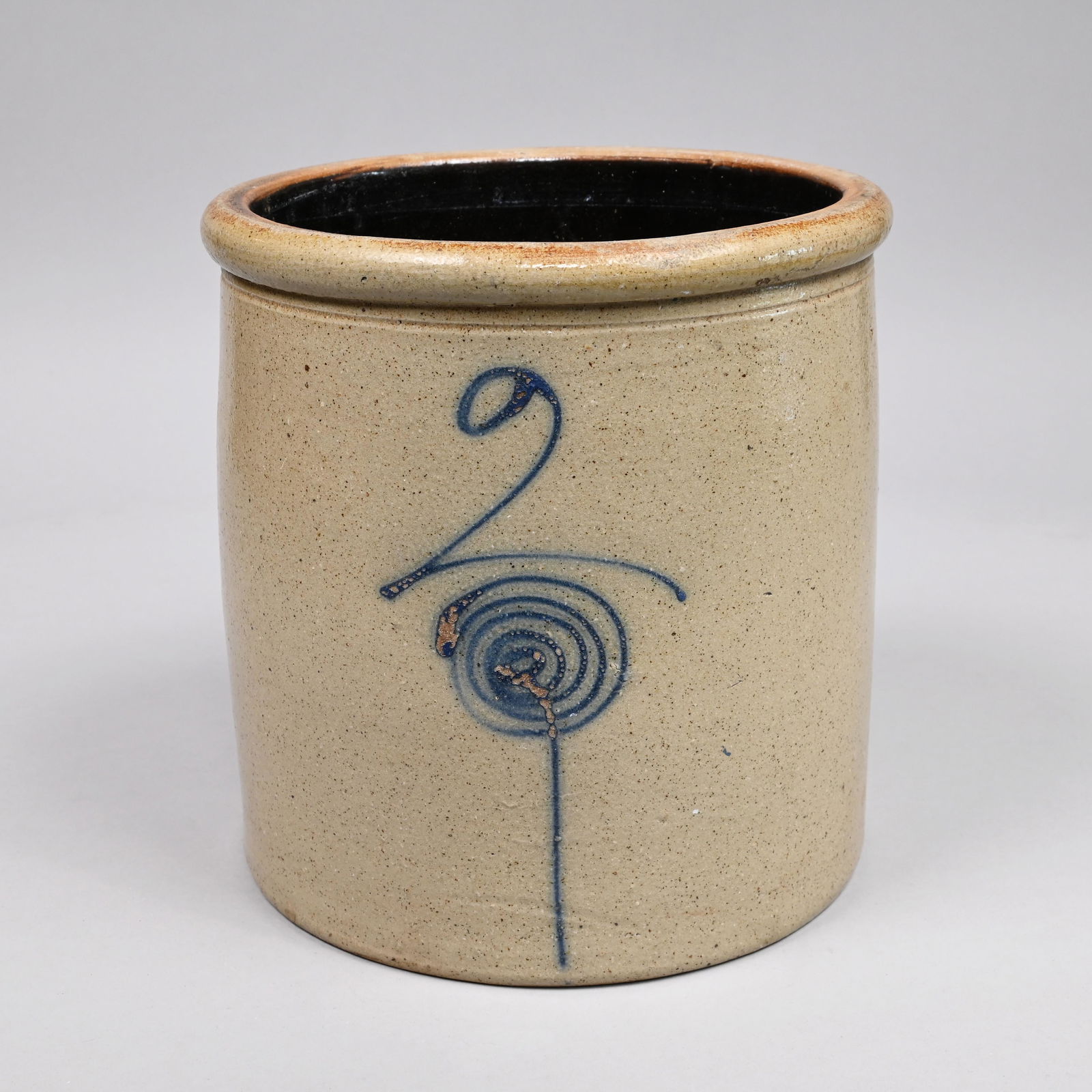 Northeastern Stoneware Cobalt Blue-Decorated Crock (1 of 5)